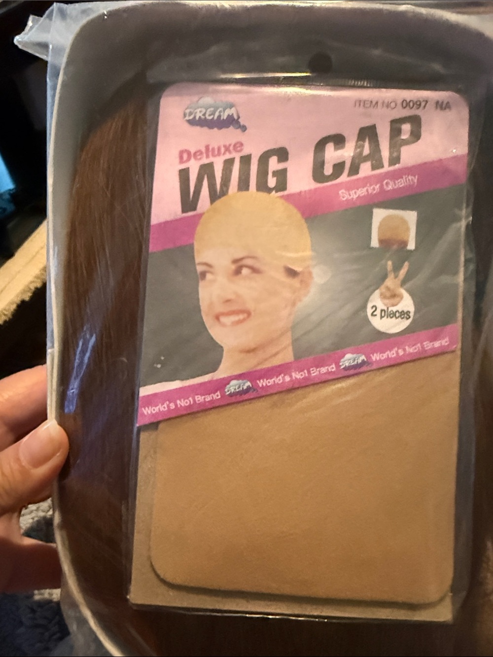 Deluxe Wig Cap - Beige by (2 Pack)